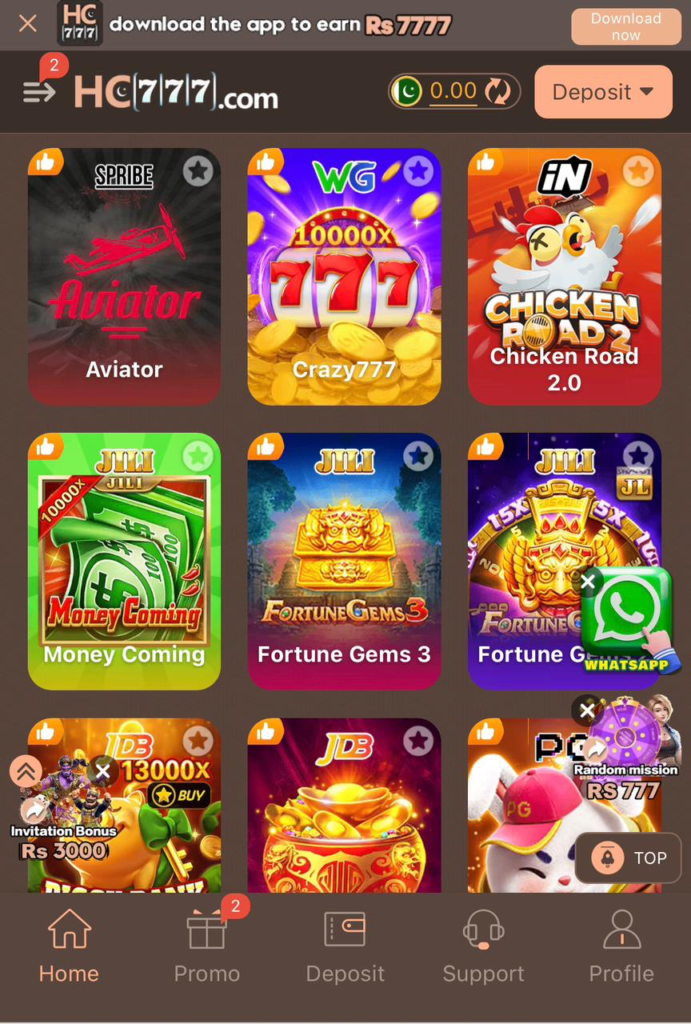 Hc777 Game App