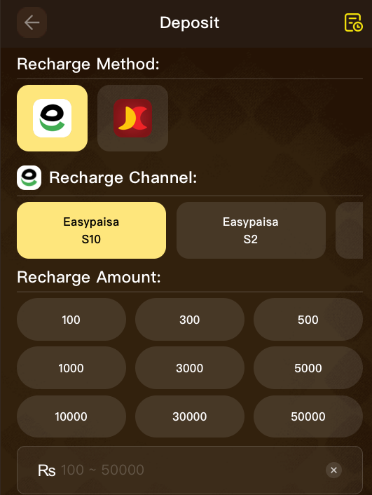 JJRS Game Deposite