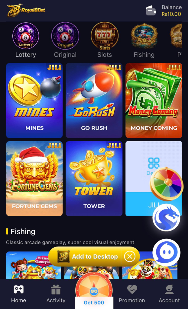 Royal8bet Game APP
