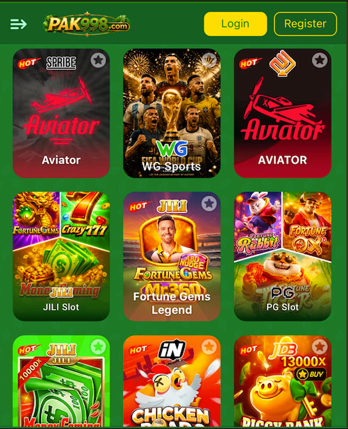 PAK998 Game Apps