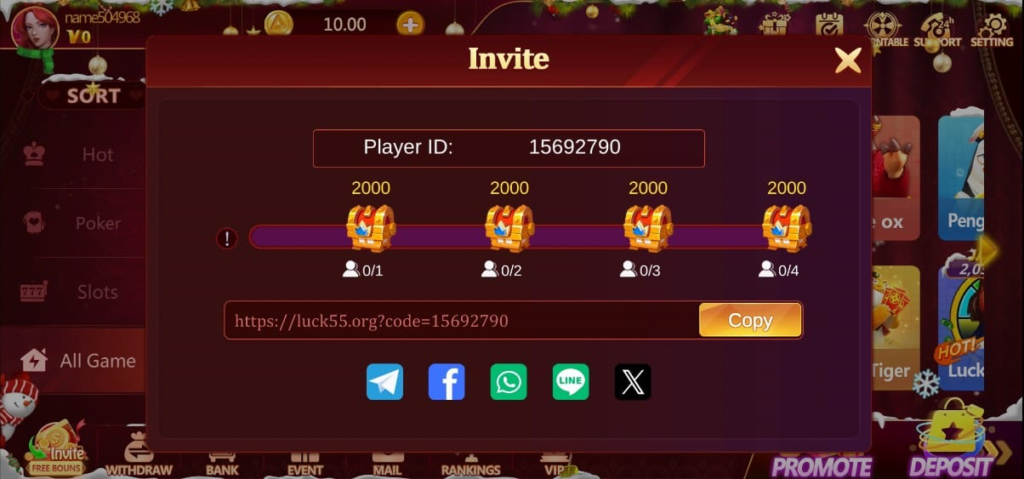 luck55 Game Invition picture
